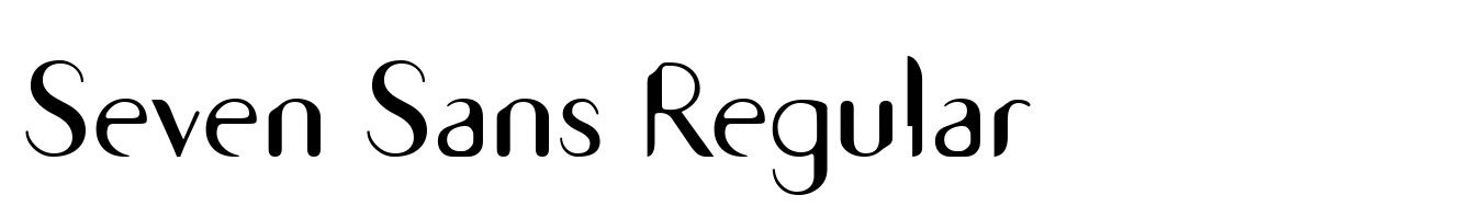 Seven Sans Regular